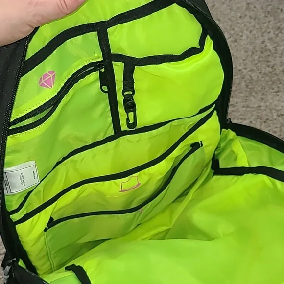 Adidas Black and Pink Sports Backpack - Picture 5 of 9